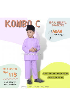 Set Baju Melayu Adam (KIDS) + Songkok