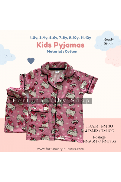 Pyjamas Hello Kitty LOVE STAR (light pink)