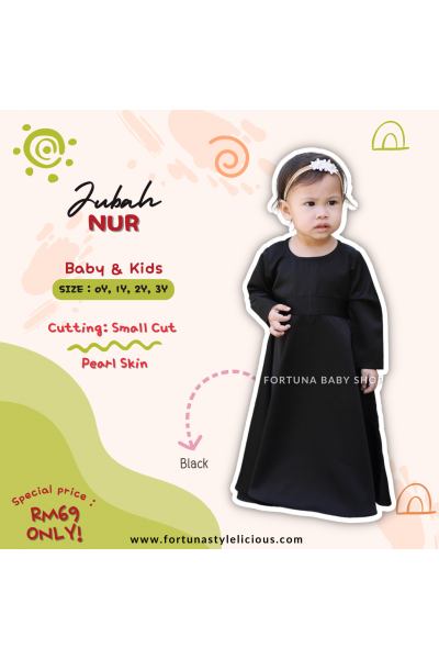 Jubah Nur Black