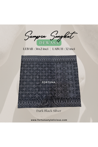 Sampin DARK - black silver (FREE SIZE / ADULT)