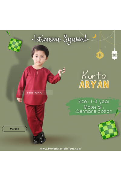 Kurta Aryan Maroon Kurta Aryan Maroon