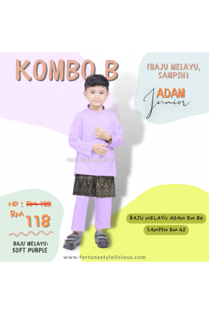Set Baju Melayu Adam (KIDS) + Sampin