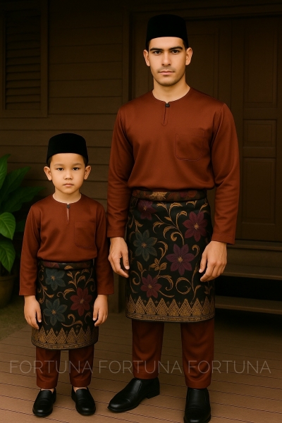Baju Melayu Muhammad (ADULT) Rich Brown