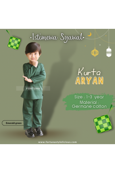 Kurta Aryan Emerald Green Kurta Aryan Emerald Green