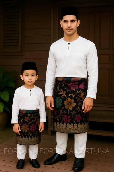 Baju Melayu Muhammad (ADULT) Off White