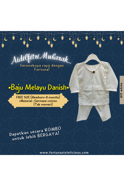Baju Melayu Danish Off White