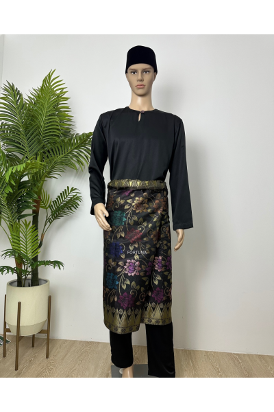 Baju Melayu Muhammad (ADULT) Black Baju Melayu Muhammad (ADULT) Black