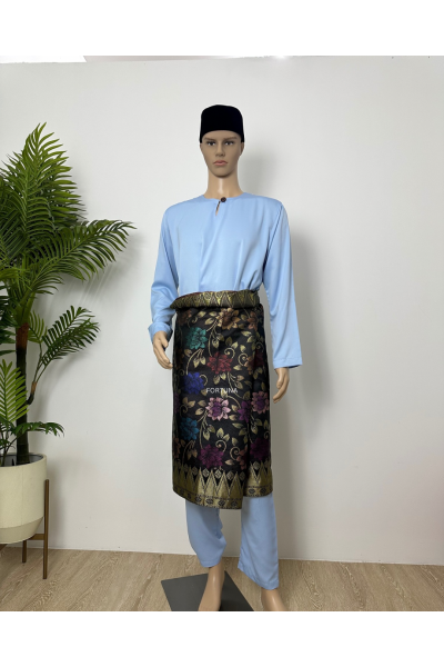 Baju Melayu Muhammad (ADULT) Sky Blue Baju Melayu Muhammad (ADULT) Sky Blue