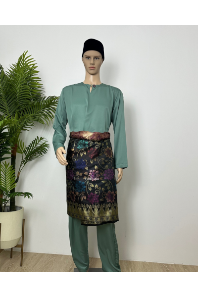 Baju Melayu Muhammad (ADULT) Dusty Green Baju Melayu Muhammad (ADULT) Dusty Green