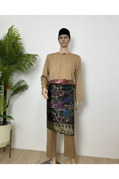 Baju Melayu Muhammad (ADULT) Latte Brown Baju Melayu Muhammad (ADULT) Latte Brown
