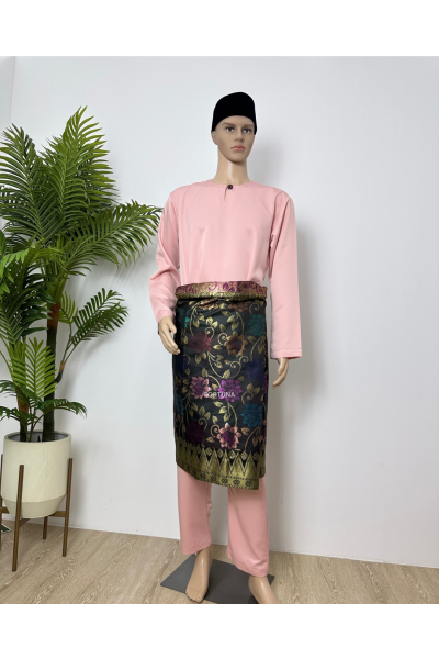 Baju Melayu Muhammad (ADULT) Light Pink Baju Melayu Muhammad (ADULT) Light Pink