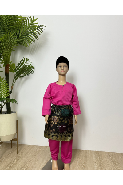 Baju Melayu Muhammad Hot Pink Baju Melayu Muhammad Hot Pink
