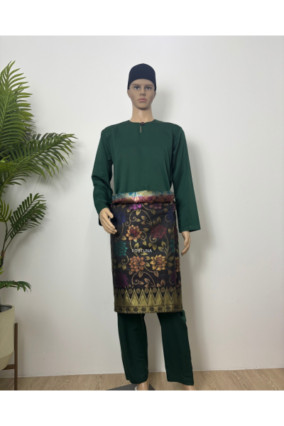 Baju Melayu Muhammad (ADULT) Emerald Green Baju Melayu Muhammad (ADULT) Emerald Green