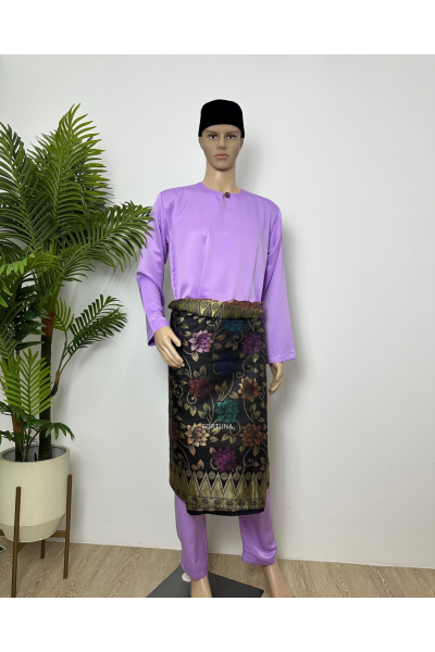 Baju Melayu Muhammad (ADULT) Soft Purple Baju Melayu Muhammad (ADULT) Soft Purple