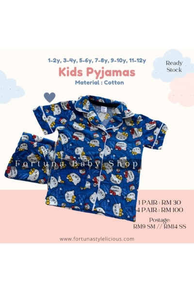Pyjamas Hello Kitty (Blue)