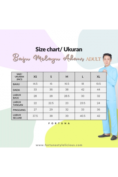 Baju Melayu Adam Adults (Olive Green) Baju Melayu Adam Adults (Olive Green)
