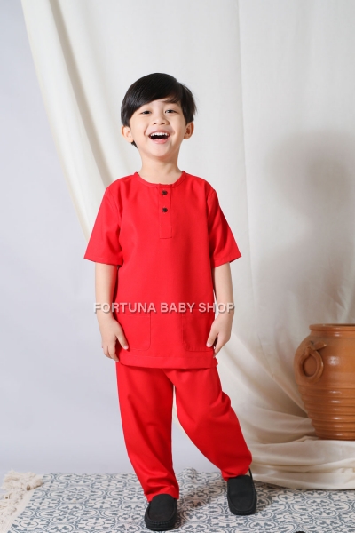 Kurta Mateen Red Chilli