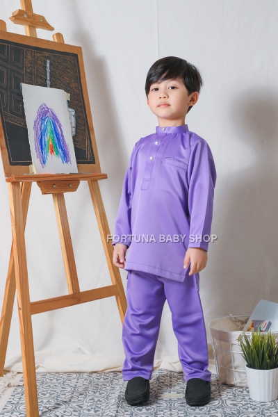Kurta Rizqi Violet Purple