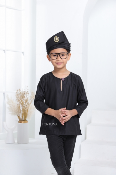 Kurta Ayaaz Kids - Black