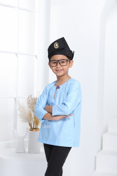 Kurta Ayaaz Kids - Soft Blue