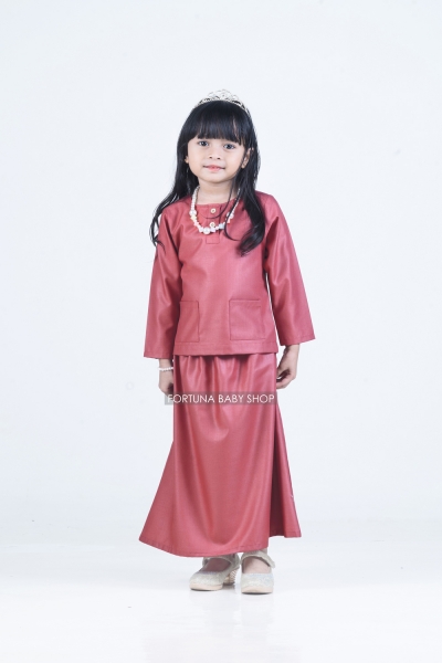 Kurung Fatima Brick Red