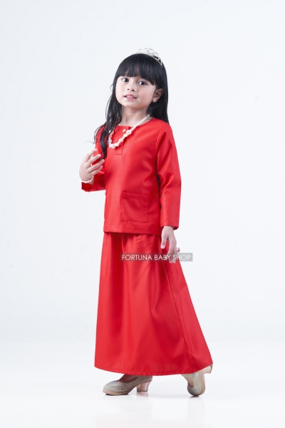 Kurung Fatima Red Chili