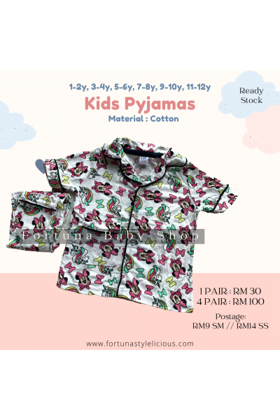 Pyjamas Minnie Mouse (White)