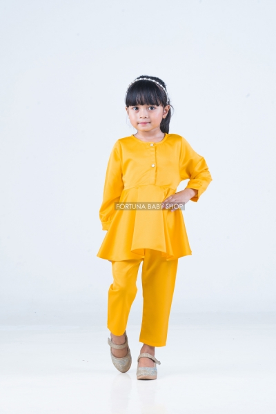 Peplum Raisya Corn Yellow