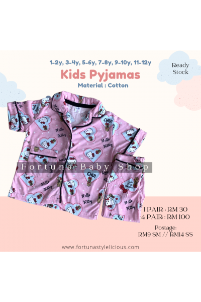 Pyjamas Hello Kitty & Mickey  (soft pink) Pyjamas Hello Kitty & Mickey  (soft pink)