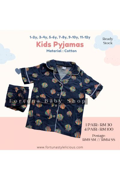 Pyjamas Shell (Navy Blue)