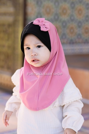 Tudung Aafiyah Dusty Pink