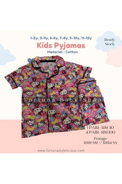 Pyjamas Hello Kitty Love (Soft Pink)