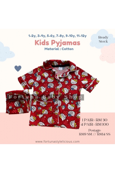 Pyjamas Hello Kitty (Red)
