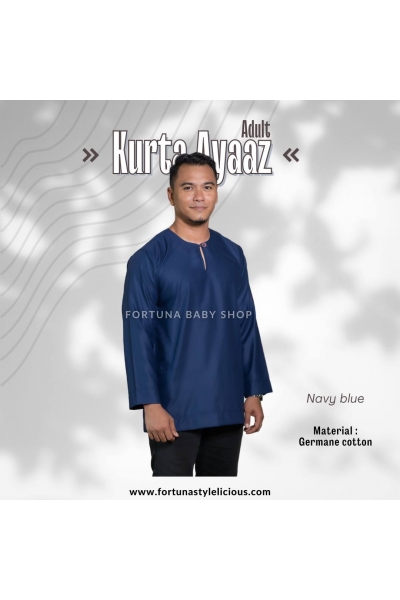 Kurta Ayaaz Adults - Navy Blue Kurta Ayaaz Adults - Navy Blue