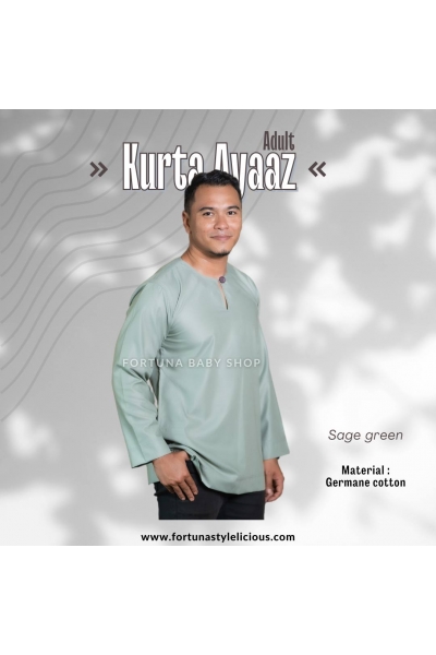 Kurta Ayaaz Adults - Sage Green Kurta Ayaaz Adults - Sage Green