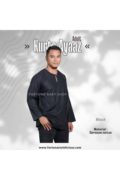 Kurta Ayaaz Adults - Black Kurta Ayaaz Adults - Black