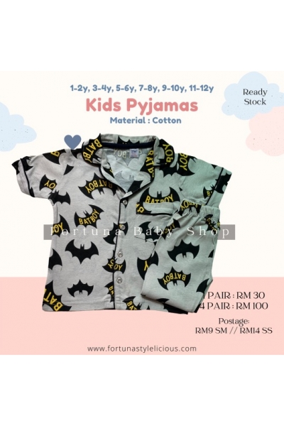 Pyjamas Batman (soft grey)