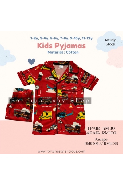 Pyjamas Fire Truck (Red) Pyjamas Fire Truck (Red)