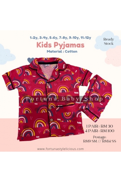 Pyjamas Rainbow (Dark Pink) Pyjamas Rainbow (Dark Pink)