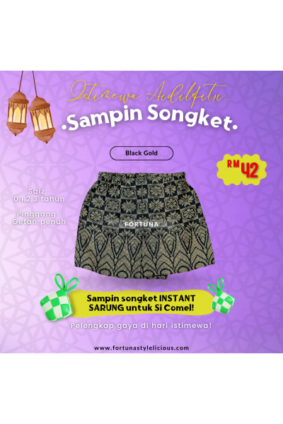 Sampin kids Black - Gold