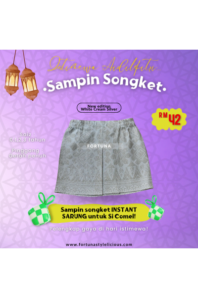 Sampin kids NEW EDITION White-Cream-Silver